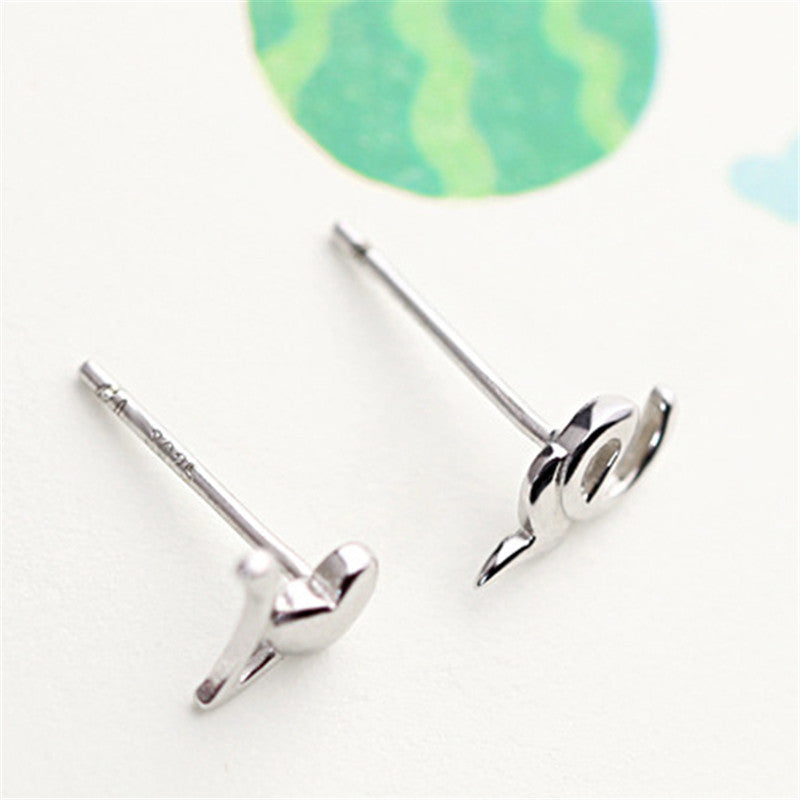 Lovely Charming Women Lady Silver Plated Heart LOVE Earrings Jewelry Gift  EF8
