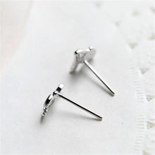 Lovely Charming Women Lady Silver Plated Heart LOVE Earrings Jewelry Gift  EF8