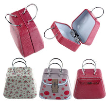 Cute Candy Jewelry Case Storage Box Mini Metal Capsule Handbag Tinplate Coin Bag Case EF8