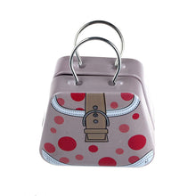 Cute Candy Jewelry Case Storage Box Mini Metal Capsule Handbag Tinplate Coin Bag Case EF8