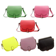 Fashion Women Leather Shoulder Bag Clutch Handbag Candy Color Portable Mini Tote Purse Hobo Messenger Bags EF8