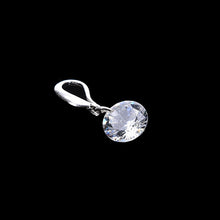 Elegant Silver Color Women Crystal Rhinestone Dangle Earrings Women Jewelry Gifts  EF8