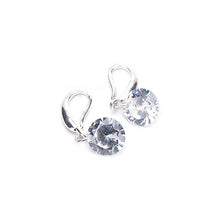 Elegant Silver Color Women Crystal Rhinestone Dangle Earrings Women Jewelry Gifts  EF8