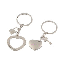 Lovers Heart Lock key chains keyring keyfob Valentine Couple gift purses h bags  EF8