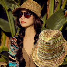 s sombreros women colorful straw sunhats Jazz Hat beach hats Gifts for women  EF8