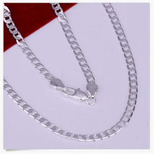 Gentle Men Trendy Nice Silver Link Chain Charming Necklace EF8