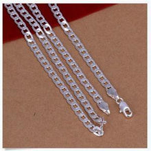 Gentle Men Trendy Nice Silver Link Chain Charming Necklace EF8