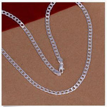 Gentle Men Trendy Nice Silver Link Chain Charming Necklace EF8
