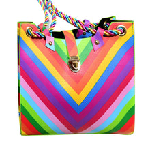 Trendy Women Girl Shoulder Bag Colorful Print Faux Leather Satchel Crossbody Tote Handbag bolsa feminina EF8