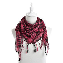 5 Colors Women Men Checkered Arab Grid Neck Keffiyeh Palestine Scarf Wrap 100*100CM EF8