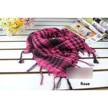 5 Colors Women Men Checkered Arab Grid Neck Keffiyeh Palestine Scarf Wrap 100*100CM EF8