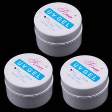 3pc Pink White Clear Nail Art UV Gel Builder Tips Glue Acrylic Manicure EF8