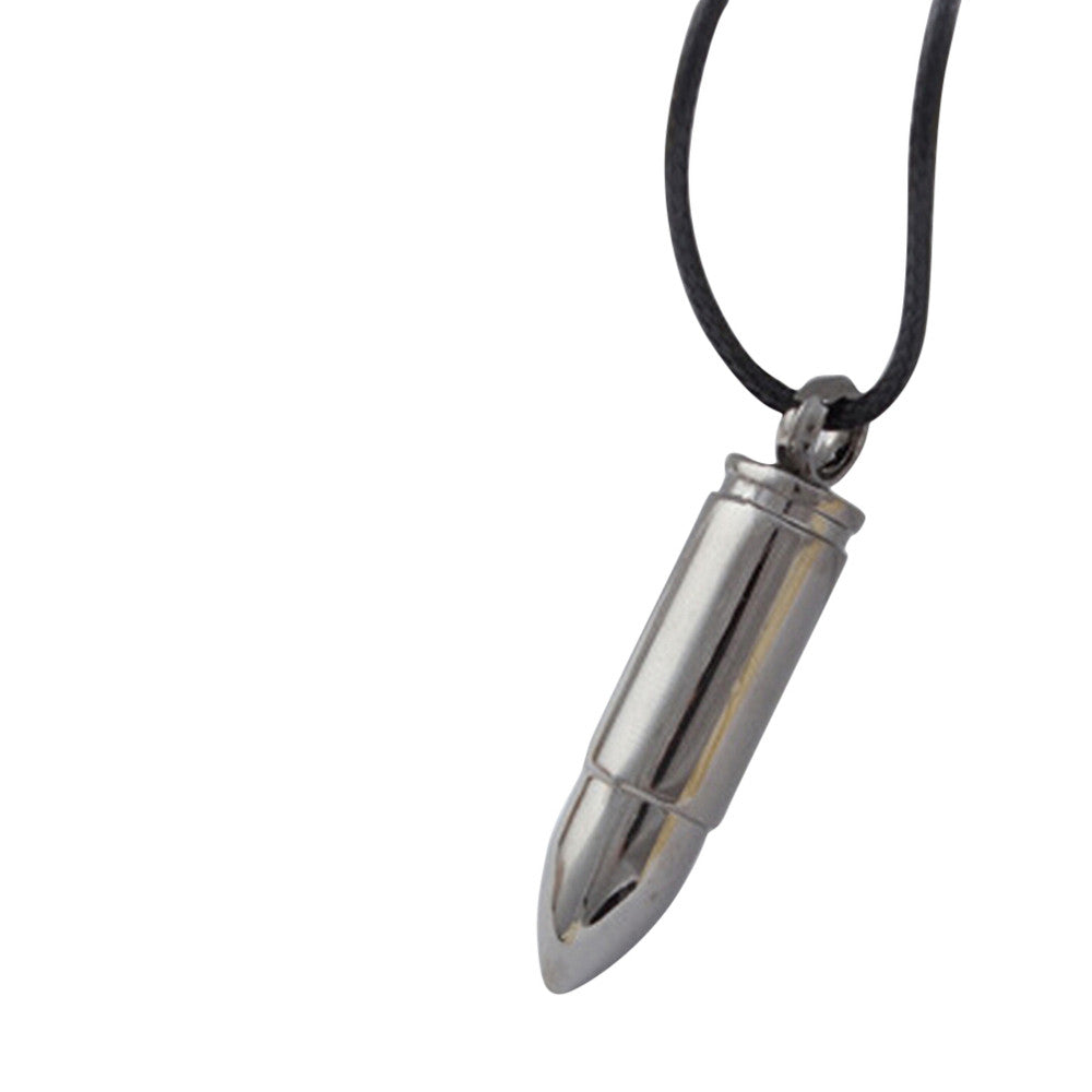 Man Bullet Chain Necklace Male Pendant Jewelry Gifts For Men 3 Colors EF8