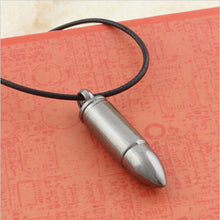 Man Bullet Chain Necklace Male Pendant Jewelry Gifts For Men 3 Colors EF8