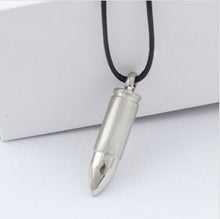 Man Bullet Chain Necklace Male Pendant Jewelry Gifts For Men 3 Colors EF8