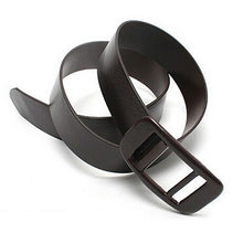Men Women Anti Metal Allergy Leisure Belt Solid Plastic Head Smooth Buckle Belt White Black Coffee 3 Colors EF8