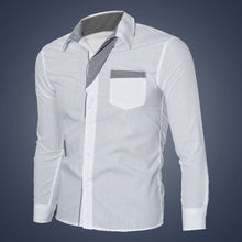 Casual Fashion Mens Luxury Long Sleeve Casual Slim Fit Mens shirt Stylish Dress Shirts EF8