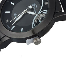 Ladies Fashion Watches Girl Women Luxury Diamond Pretty Quartz Wrist Watch Black Relogio feminino EF8