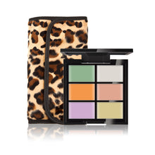 6-Color Concealer 12 Leopard Grain Makeup Brush Make-Up Combination Of Logs Cosmetic Tools maquiagem- EF8