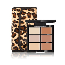 6-Color Concealer 12 Leopard Grain Makeup Brush Make-Up Combination Of Logs Cosmetic Tools maquiagem- EF8