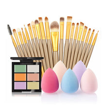 6-Color Concealer Contour Palette20 Makeup Brush Water Puff Puff Powder Puff Cosmetic Tools maquiagem- EF8