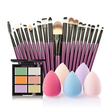 6-Color Concealer Contour Palette20 Makeup Brush Water Puff Puff Powder Puff Cosmetic Tools maquiagem- EF8