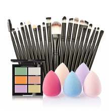 6-Color Concealer Contour Palette20 Makeup Brush Water Puff Puff Powder Puff Cosmetic Tools maquiagem- EF8