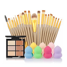 6-Color Concealer Contour Palette20 Makeup Brush Water Puff Puff Powder Puff Cosmetic Tools maquiagem- EF8