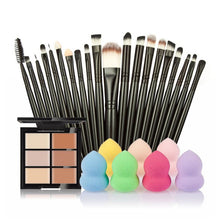 6-Color Concealer Contour Palette20 Makeup Brush Water Puff Puff Powder Puff Cosmetic Tools maquiagem- EF8