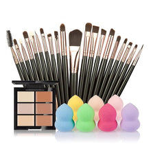 6-Color Concealer Contour Palette20 Makeup Brush Water Puff Puff Powder Puff Cosmetic Tools maquiagem- EF8