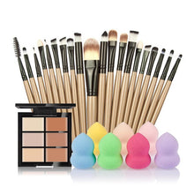 6-Color Concealer Contour Palette20 Makeup Brush Water Puff Puff Powder Puff Cosmetic Tools maquiagem- EF8