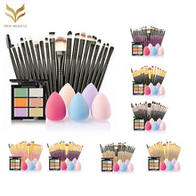 6-Color Concealer Contour Palette20 Makeup Brush Water Puff Puff Powder Puff Cosmetic Tools maquiagem- EF8