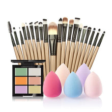 6-Color Concealer Contour Palette20 Makeup Brush Water Puff Puff Powder Puff Cosmetic Tools maquiagem- EF8