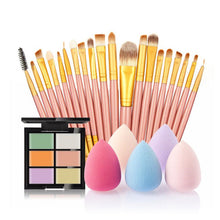 6-Color Concealer Contour Palette20 Makeup Brush Water Puff Puff Powder Puff Cosmetic Tools maquiagem- EF8