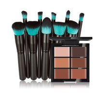 6-Color Concealer Primer 10 Black Handle With a Blue Head Makeup Brush Cosmetic Tools maquiagem- EF8