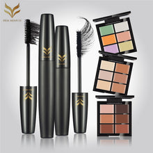 Fashion Professional Make-Up 6-Color Concealer Primer 3D Fiber Mascara Cosmetic Tools maquiagem- EF8