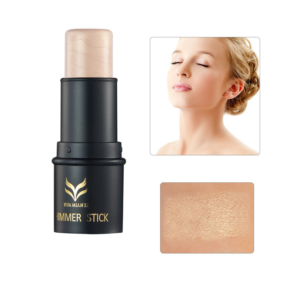 bronzers highlighter 3 Colors Highlight Rods Powder Stick Gold Shade And Silver Shimmer Powder Makeup Cosmetics EF8