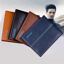 Mens Women Leather Credit Card Holder/Case Card Holder Wallet Business Card Package PU Leather Bag Purse Wallet EF8