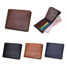 Mens Women Leather Credit Card Holder/Case Card Holder Wallet Business Card Package PU Leather Bag Purse Wallet EF8