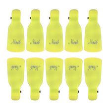 10pc Nail Art Polish Lacquer Easy Remover Soak Off Cap Clip Magic UV Gel Nail Polish Remover Wrap Tools EF8