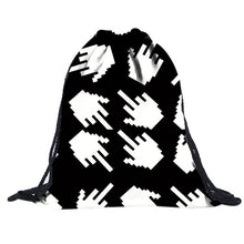 16 Color Unisex Smiley Emoji Face Backpacks 3D Printing Bags Drawstring Backpack For Teenagers Shoulder Bag EF8