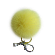 18 Fluffy Ball Keychain Cute Simulation Rabbit Fur Ball Key Chain For Car Key Ring Car Ornaments Bag Pendant key ring EF8