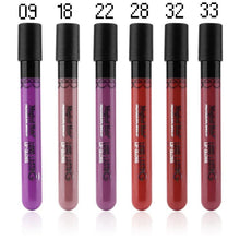 Makeup Long Lasting Lip Gloss 6 Colors Waterproof Liquid Lipstick Red / Purple Lipgloss Cosmetics EF8