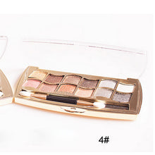 12 colors diamond bright colorful eye shadow super flash paleta de maquiagem Glitter eyeshadow with brush makeup EF8