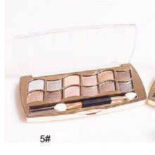 12 colors diamond bright colorful eye shadow super flash paleta de maquiagem Glitter eyeshadow with brush makeup EF8