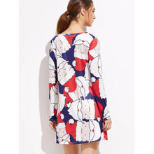 Ladies Women Long Sleeve Olaf Santa Hat Printing Party Swing Dress 17 Colors EF8