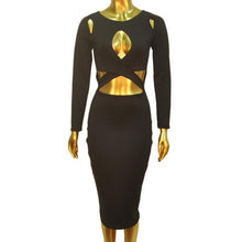 Long Sleeve Elastic Cotton Slim Sexy Party Dresses Midi Pencil Club Bandage Bodycon Dress Fast Shipping EF8