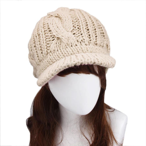 Fashion Women Hat Beanies Knitted Wool Hats Cap EF8