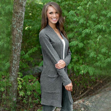 Korean Womens Lady Elegant Casual Knit Sleeve Sweater Coat Loose Long Cardigan Jacket Fast Shipping EF8