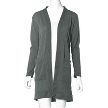 Korean Womens Lady Elegant Casual Knit Sleeve Sweater Coat Loose Long Cardigan Jacket Fast Shipping EF8